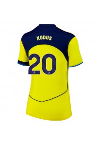 Fotbalové Dres Tottenham Hotspur Mohammed Kudus #20 Dámské Třetí Oblečení 2025-26 Krátký Rukáv